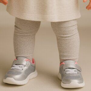 Carter’s Just One You Toddler Sneakers- Trainy Silver Glitter- Size 4M